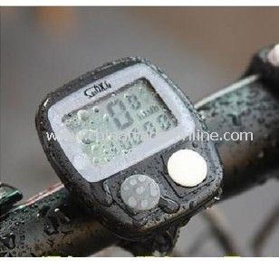 New LCD Digital Cycling Bike Bicycle Cycle Computer Odometer Speedometer W/Proof