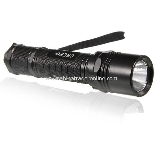 UniqueFire M2 900LM 1-Mode SSC P7 LED Flashlight Torch 1 x 18650/2X16340 Black(battery excluded)