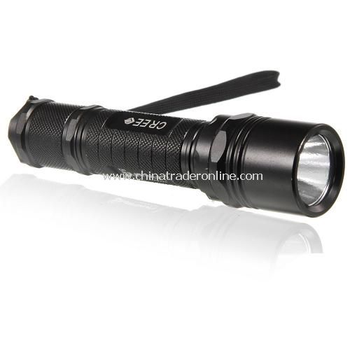 UniqueFire M2 900LM 1-Mode SSC P7 LED Flashlight Torch 1 x 18650/2X16340 Black(battery excluded) from China