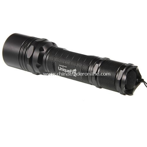 UniqueFire M2 900LM 5-Mode SSC P7 LED Super Bright Flashlight 1 x 18650 Black(battery excluded) from China