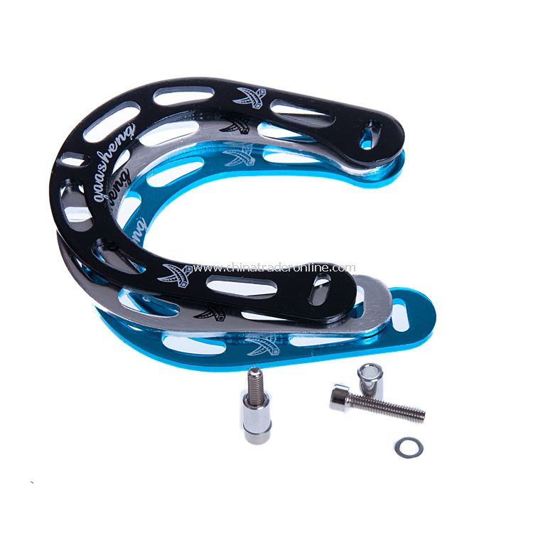 Aluminium Alloy Half Round Printing Bicycle Doubler Blue