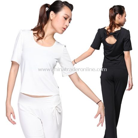 Polyester Round Neck Women Yoga Clothing from China