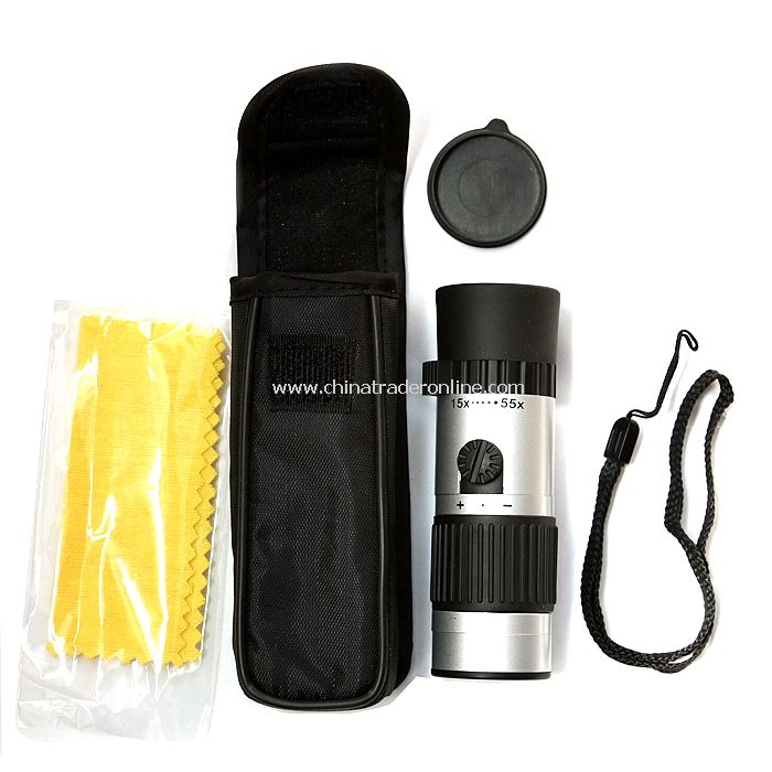 ports Hunting Camping Hiking 15-55x21mm Zoom Compact Pocket Scope