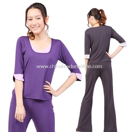 Viscose Fiber Women Yoga Clothing