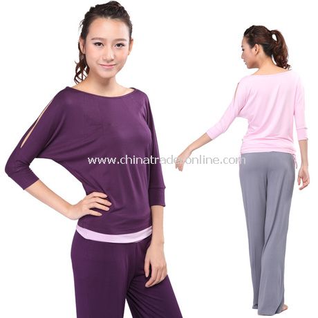 Viscose Fiber Women Yoga Clothing from China