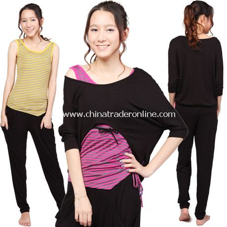 Viscose Fiber Women Yoga Clothing