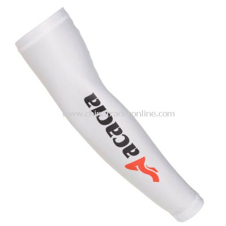 Bicycle Bike Arm Kit Riding Arm Sleeve Cover white