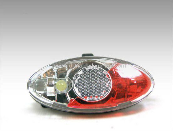 Bicycle Cycling Bike 4 LED Headlight Rear Flashing Caution Warning Tail Light from China