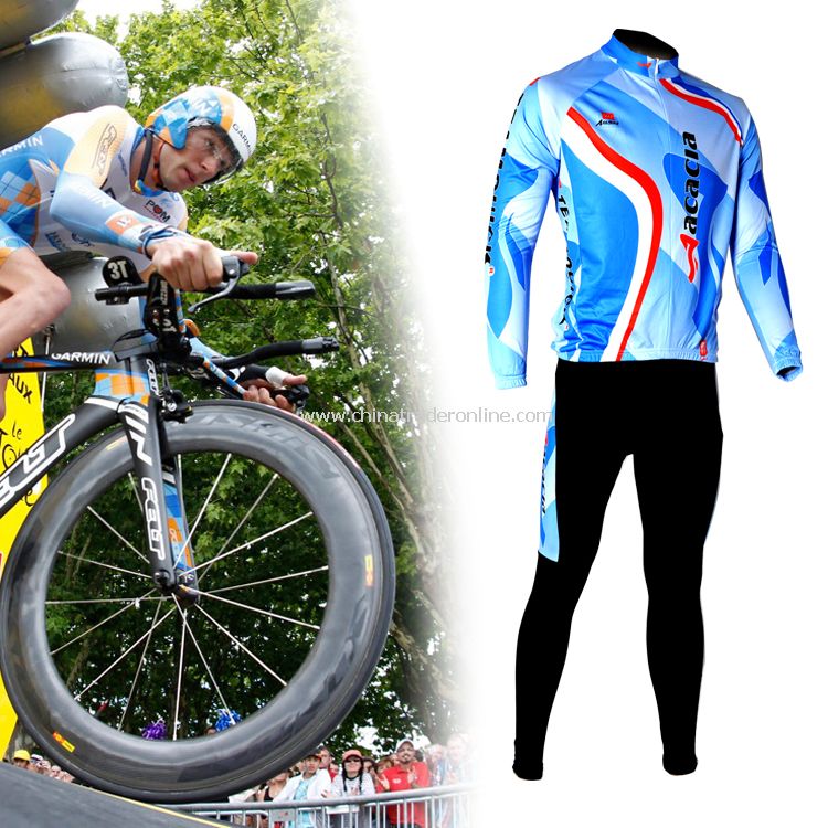 Men s Team Bicycle Cycling Suit Long Sleeves Jersey