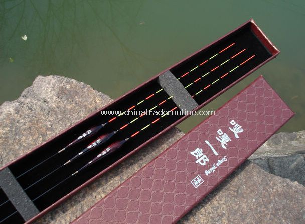 3 Pcs Multicolor wood Slim Fishing Floating Bobber from China