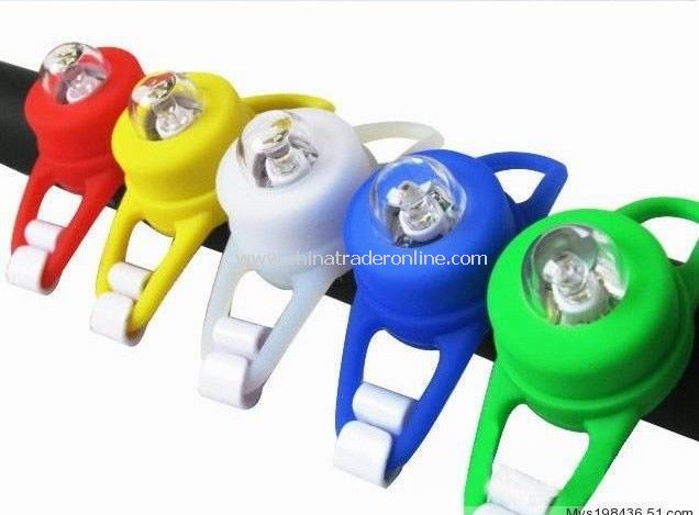 Bike Bicycle Frog Rear Light Safety Led Lamp Headlight Bag light frame light random coolor