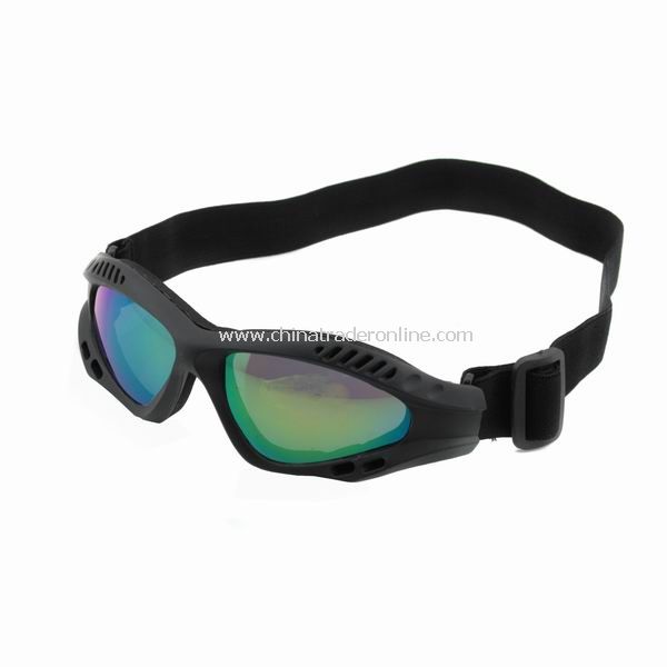 TOP NEW SUNGLASSES GOGGLES WITH STRAP LEASH Black from China