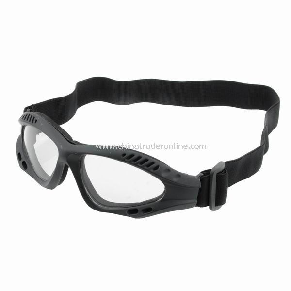 TOP NEW SUNGLASSES GOGGLES WITH STRAP LEASH Black from China