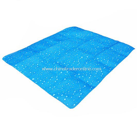 Drops cloth picnic mat children play creeping moisture pad outdoor equipment Blue color