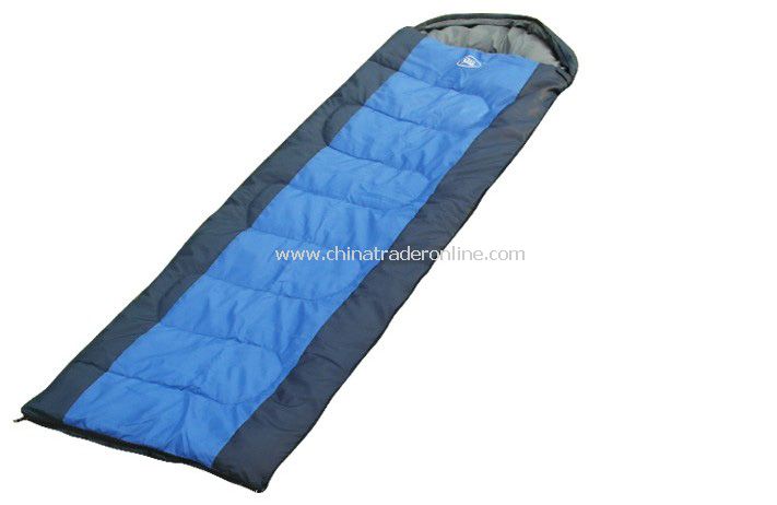 Outdoor travel camping sleeping bag for Couples light weight blue Color