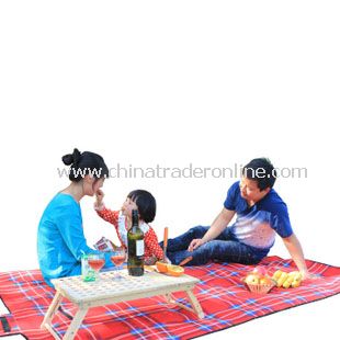 Practical Outdoor Rectangle Flannelette Picnic Mat