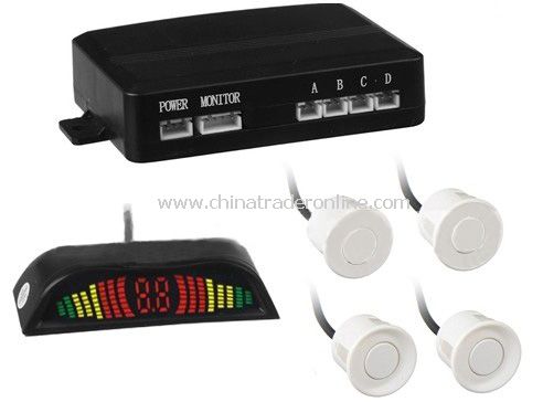 4 Sensors LED Car Parking Sensor Reverse Radar from China