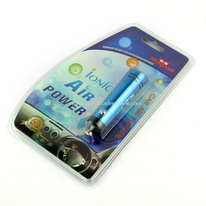 New Auto Car Fresh Air Purifier Anion Bar Ionizer Blue