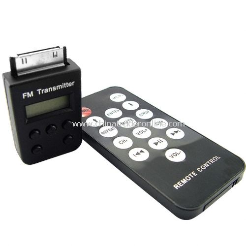 Wireless FM Transmitter for IPOD + IPHONE