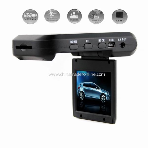 2.5 TFT LCD Vehicle Car Camera HD DVR Dashboard Recorder