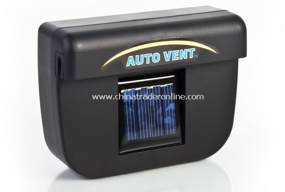 AUTO COOL SOLAR POWERED VENT FAN from China