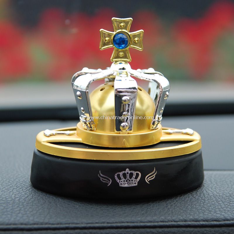 Imperial crown-shaped perfume bottle