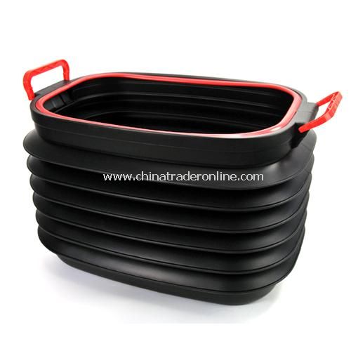 Lid telescopic trunk compartment bucket folding box