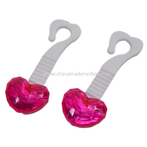 pink crystal hook cut hook