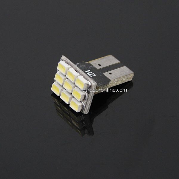 T10 SMD 3020 9-LED Lamp Bulb Light for Car Vehicle Automobile - White Light