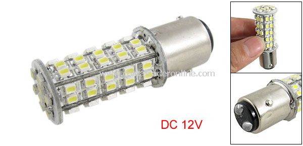 1157 BAY15D 68 SMD Cold White Tail Brake Turn LED Car Light Lamp Bulb