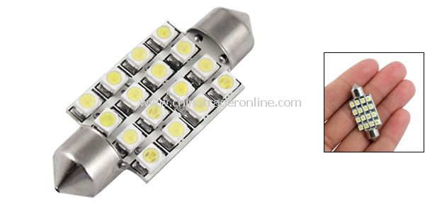 Auto Car 38mm 16 SMD LED Interior Festoon Dome Light Bulb DC 12V