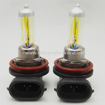 H11 12V 55W Golden Yellow Fog Light Bulbs 3000K 2 Pcs Halogen Xenon