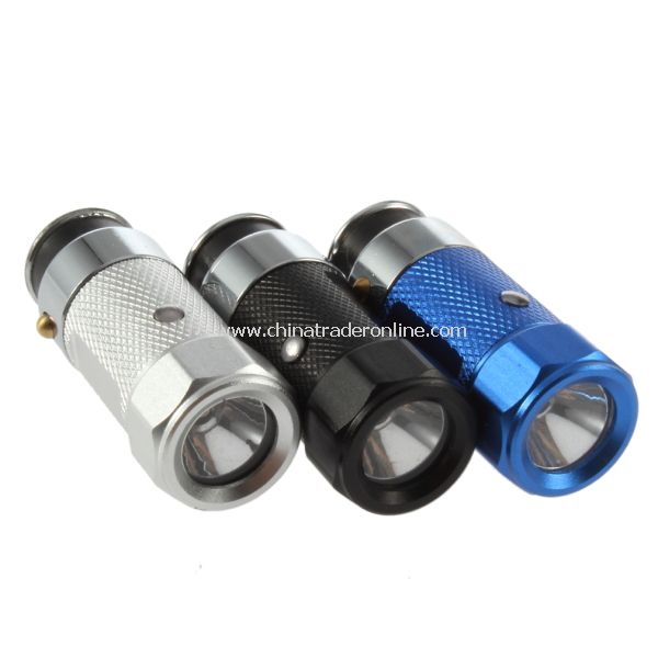 LED FLASHLIGHT Auto car torch Cigarette lighter charger Flashlight from China
