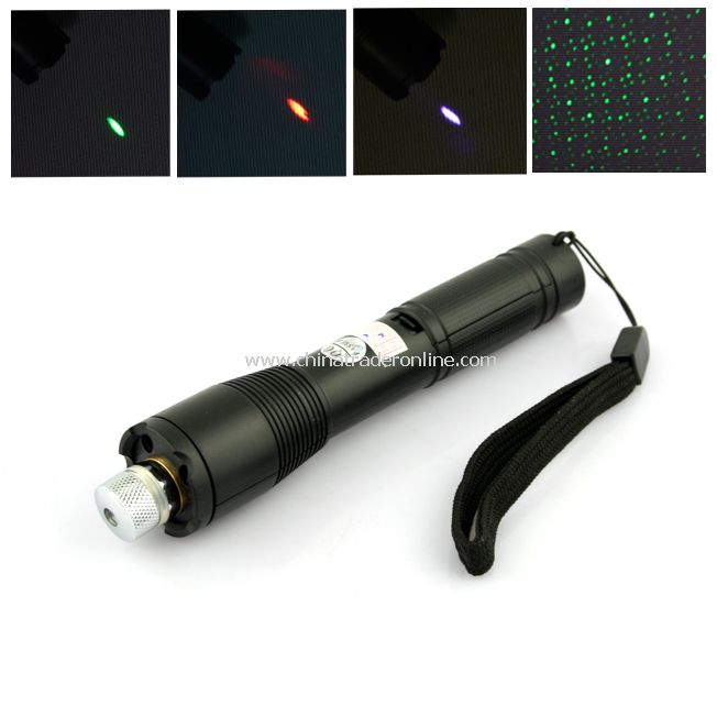 NEW 30mw 4 in 1 Laser Green & Red & Purple Pen Pointer UV Compass Beam Light