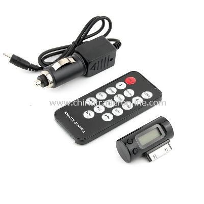 Remote FM Transmitter Car Charger for iPhone 4 3GS iPod