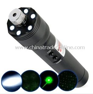 Ultra Power 200mW Green Laser Pointer + LED Torch Light from China