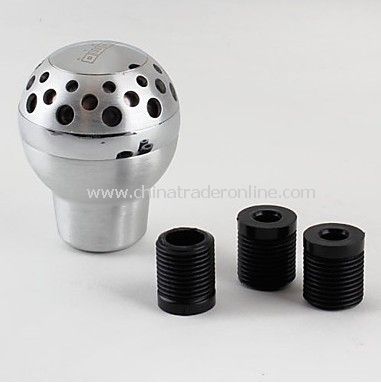 Aluminum Universal Round Car Gear Shift Stick Knob Momo (Silver)