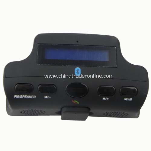 car steering wheel bluetooth car kit （MP3, FM,TTS,electric torch）