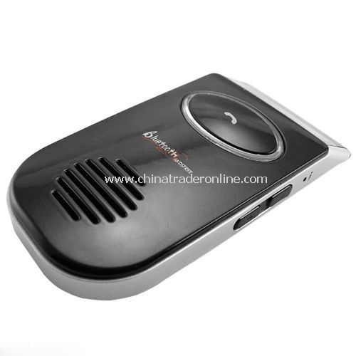 Solar Powered Bluetooth Car Kit - Caller ID LCD Display from China