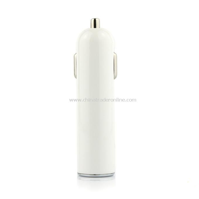 Mini USB Car Charger for iPhone and iPod White from China