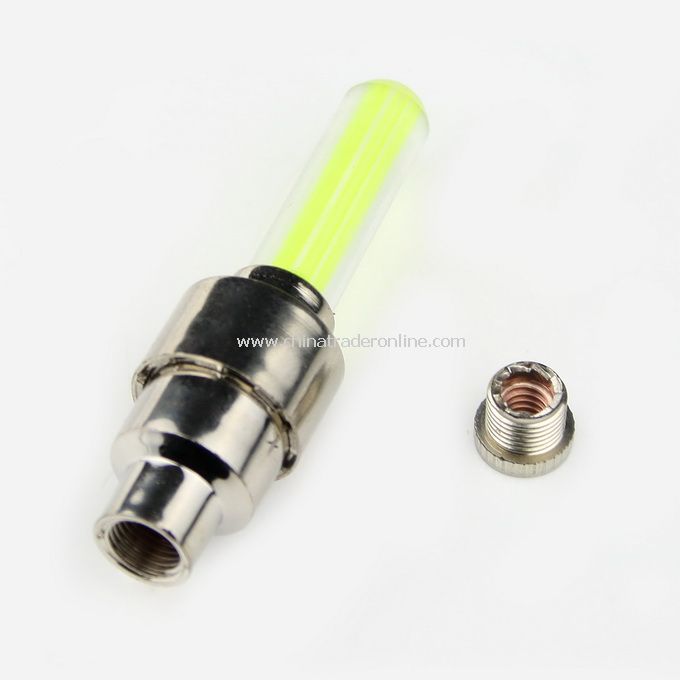 New Flashing LED Car Bicycle Tyre Valve Caps Lamp Light