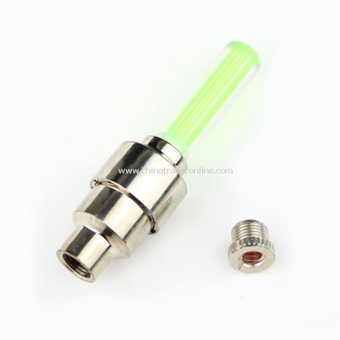 New Flashing LED Car Bicycle Tyre Valve Caps Lamp Light