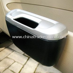 Plastic Multifunction Car Storage Trash Can Box