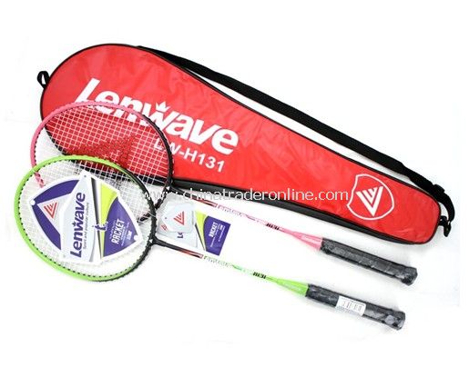 Aluminum alloy couple badminton racket from China