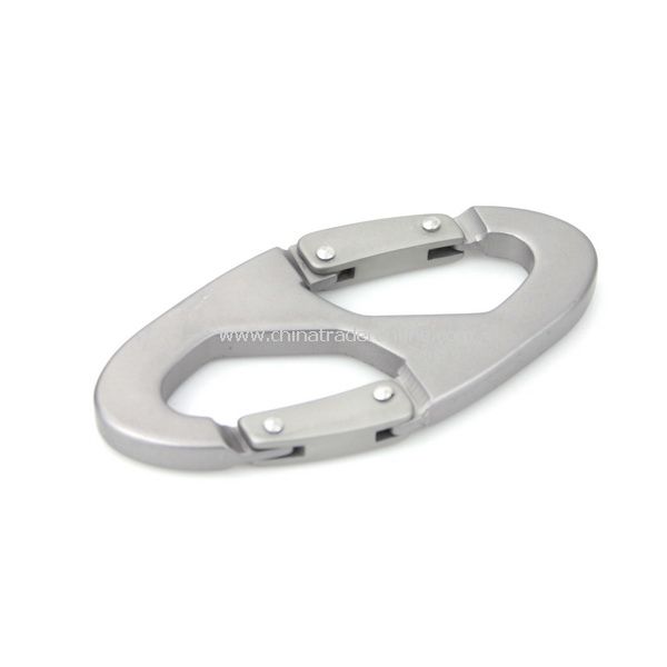 Aluminum Alloy Multi-Functional Portable 8-Shaped Carabiner Clip Hook from China