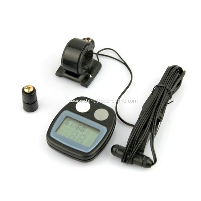 Bike Bicycle LCD Cycle Computer Odometer Speedometer New from China