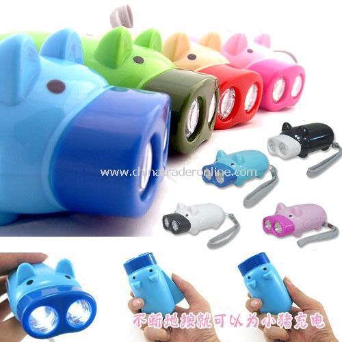 Hand pressure double torch lamp random color