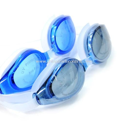 High-quality waterproof fog UV protection, swimming goggles - women random color