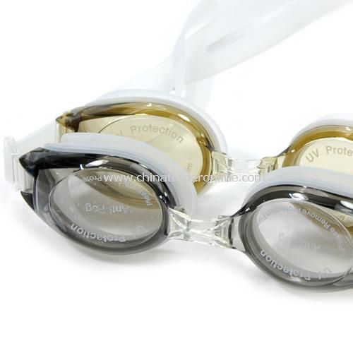 High-quality waterproof fog UV protection, swimming goggles. random color from China