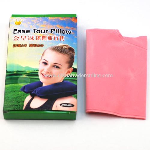 Leisure travel pillow - pink